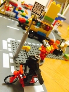 レゴ 自転車に乗るダースベイダー
